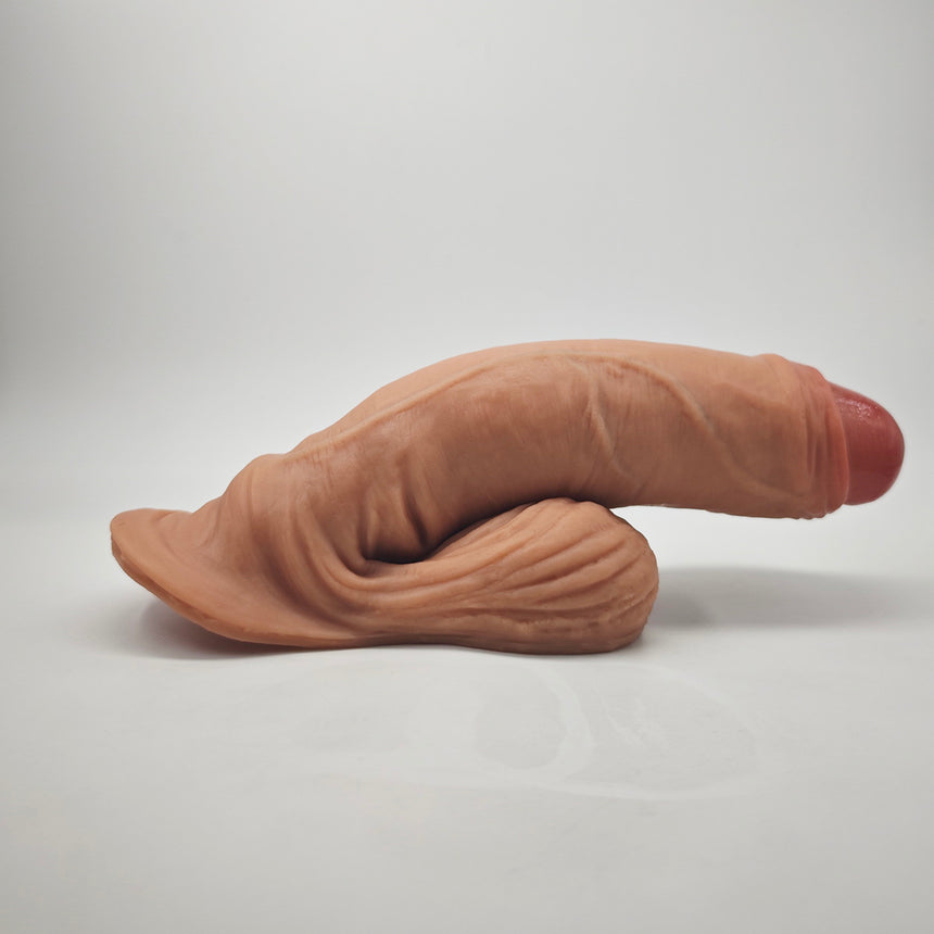 MRIMIN FTM Transgender Silicone 2 in 1 Packer STP Ultra-Lifelike Long Prosthetic-CUL12