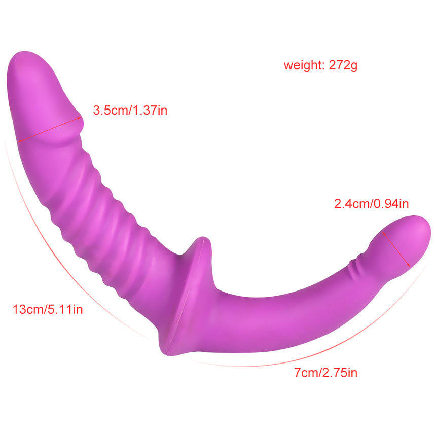 MRIMIN Strapless Strap-On Double Sided Headed Dildo for Lesbian and Co MRIMIN Strapless Strap-On Double Sided Headed Dildo for Lesbian and Co
