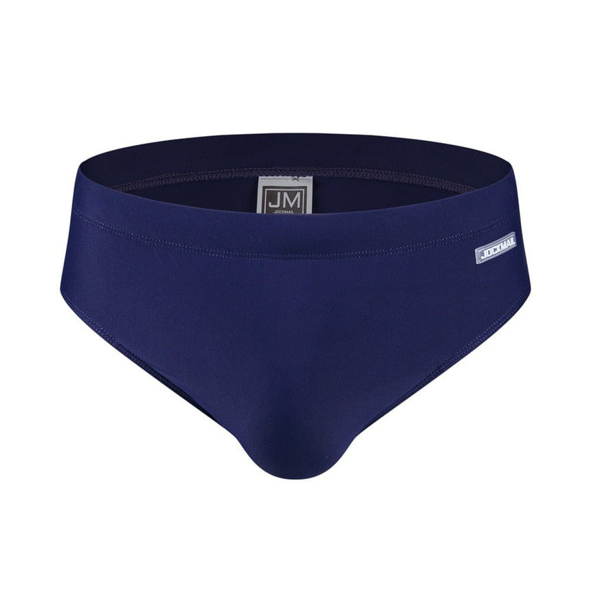 Jockmail Underwear M(27-29") / Sapphire Jockmail FTM Swim Trunks Solid Swimsuit Sports Shorts with Bulge  Swimwear Bathing Suit -JM13