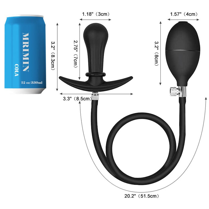 Plug anal gonflable avec aiguille amovible et jouets sexuels anaux MRIMIN Plug anal gonflable avec aiguille amovible et jouets sexuels anaux MRIMIN