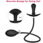 MRIMIN Anal Plug Black MRIMIN Inflatable Butt Plug with Detachable Needle & Anal Sex Toys for Man and Women-Steel Ball Included