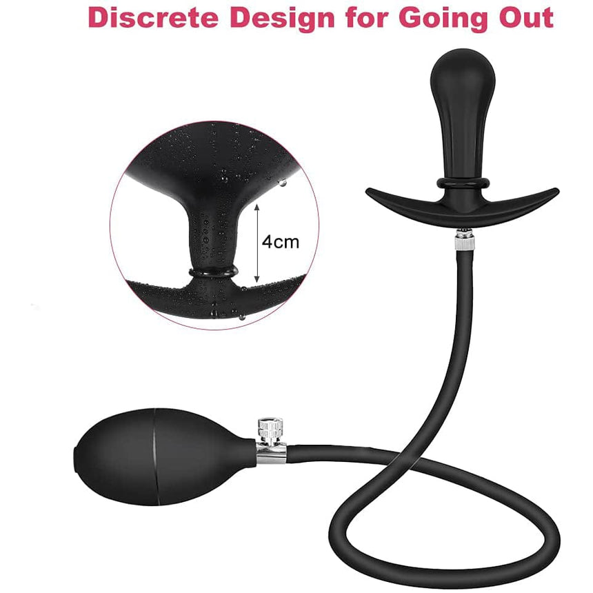 Inflatable Butt Plug with Detachable Needle & Anal Sex Toys MRIMIN Inflatable Butt Plug with Detachable Needle & Anal Sex Toys MRIMIN