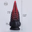 MRIMIN Anal Plug Black+Red MRIMIN Soft Silicone Cthulhu Octopus Tentacle Dildo with Suction Cup，Hentai Sex Toy for Woman，Design for G-spot Stimulation…