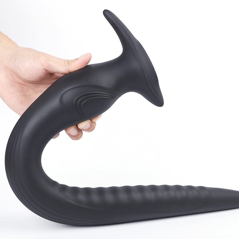 MRIMIN Anal Plug MRIMIN Silicone Tentacle Super Long Anal Plug Hollow Inflatable Butt Plug Men and Women SM Toys