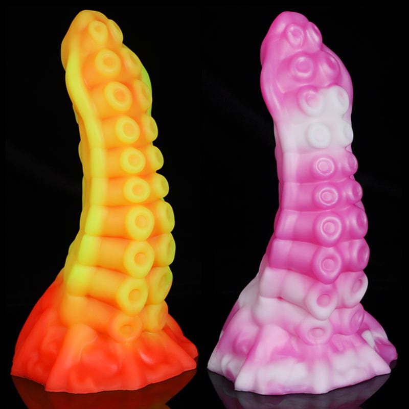 MRIMIN Anal Plug MRIMIN Soft Silicone Cthulhu Octopus Tentacle Dildo with Suction Cup Hentai Sex Toy Design for G-spot Stimulation