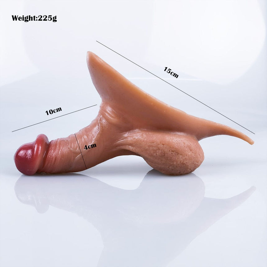 MRIMIN Beige MRIMIN FTM Transgender Silicone Handmade Packer STP Ultra-Lifelike Prosthetic Penis-CUL01