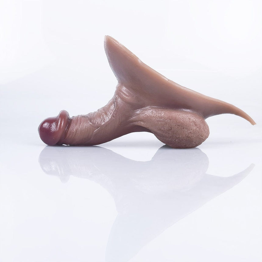 MRIMIN Dark Beige MRIMIN FTM Transgender Silicone Handmade Packer STP Ultra-Lifelike Prosthetic Penis-CUL01
