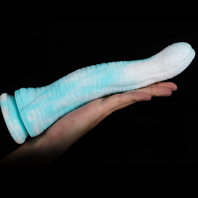 MRIMIN Dildo Blue+White MRIMIN Fantasy Colorful  Dildo for Pegging and Prostate Massage with Suction Cup