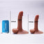 MRIMIN Dildo MRIMIN FTM Silicone Erect Penis Prosthesis Packer N Play Flexible for G Spot-UL18