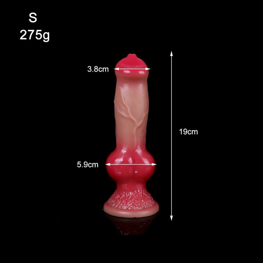 MRIMIN Dildo Nude / S MRIMIN Realistic G-spot  Dog Dildo Liquid Silicone Penis Cock Dong with Flared Suction Cup