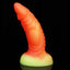 MRIMIN Dildo Orange With Gold Dazzle MRIMIN Realistic Dragon Dildo Monster Anal Dildos with Strong Suction Cup-MRD33