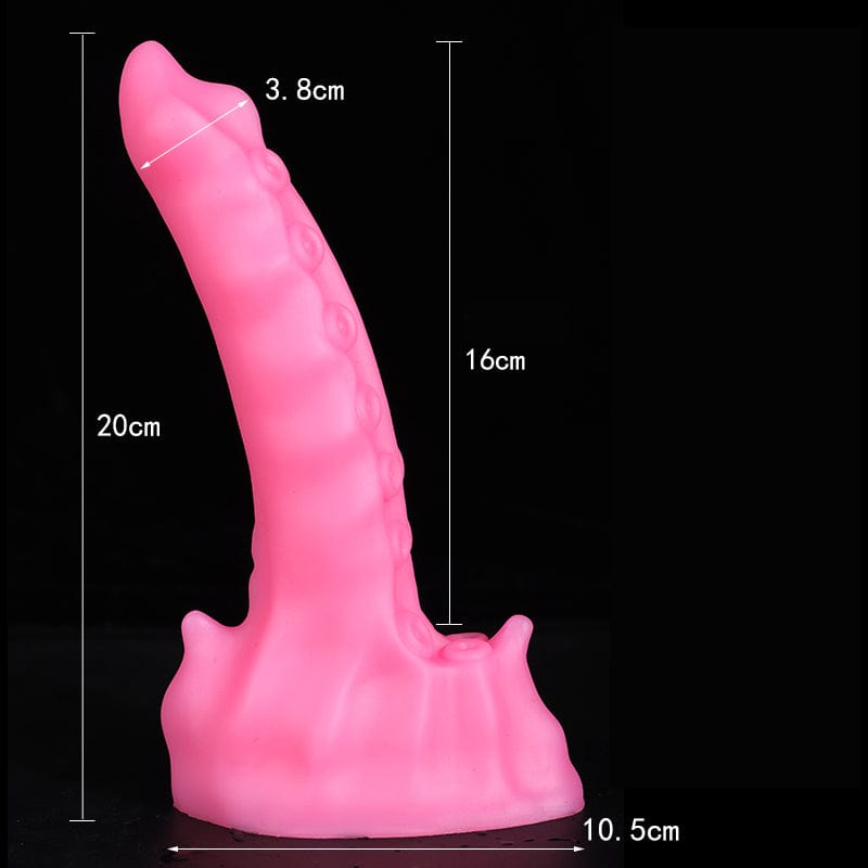 MRIMIN Dildo Pink MRIMIN Soft Silicone Cthulhu Octopus Tentacle Dildo with Suction Cup，Hentai Sex Toy for Woman，Design for G-spot Stimulation