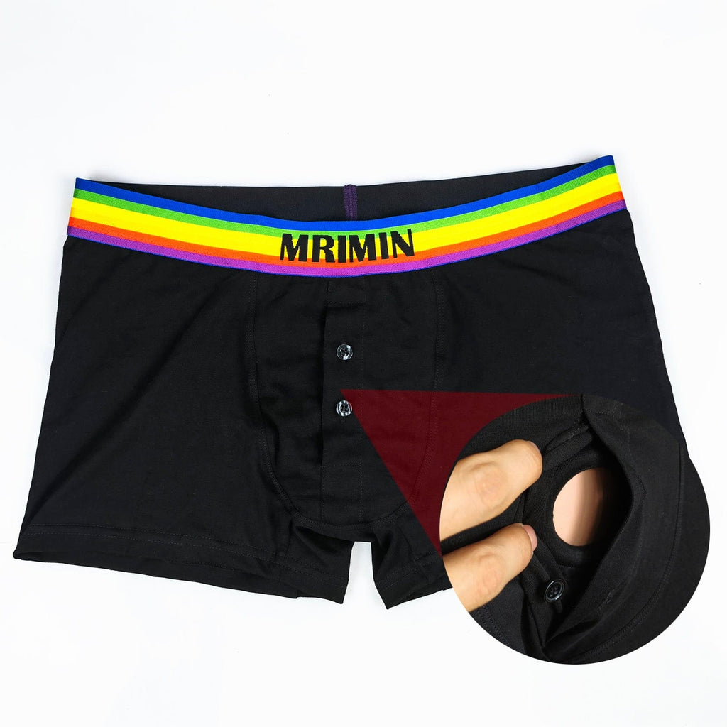 MRIMIN FTM Packer Wear Gear Sports Boxer Strap-On Harness Underwear Fo