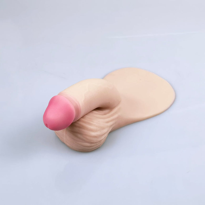 MRIMIN Packer And Play Ivory / Pink MRIMIN Cheap FTM Transgender Soft Silicone Packer Lifelike Prosthetic Penis-Basic 4