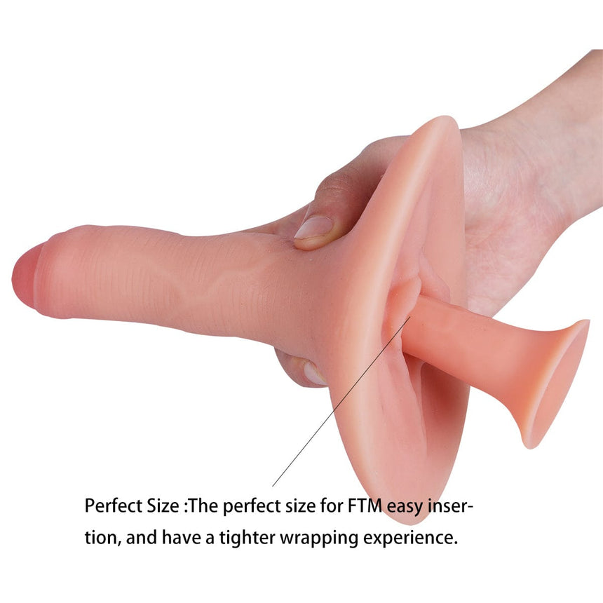 MRIMIN FTM Stroker 3 in 1 TPE Erect Prosthesis Packer N Play Flexible MRIMIN FTM Stroker 3 in 1 TPE Erect Prosthesis Packer N Play Flexible