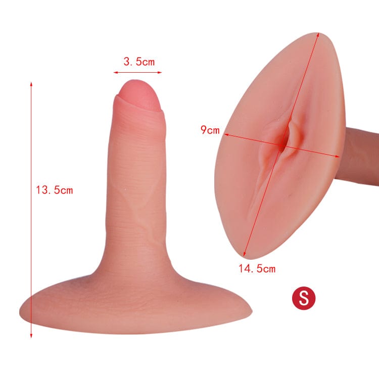 MRIMIN FTM Stroker 3 in 1 TPE Erect Prosthesis Packer N Play Flexible MRIMIN FTM Stroker 3 in 1 TPE Erect Prosthesis Packer N Play Flexible