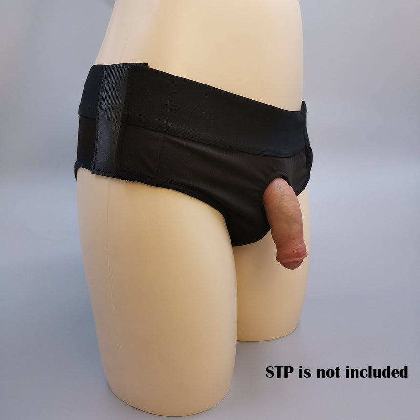 MRIMIN STP Strap-On Harness Velcro Briefs Underwear