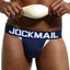 MRIMIN Packing Gear M(27-29") / Deep Blue Jockmail Jockstrap Underwear Briefs Multi Color Soft Underpant