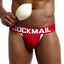 MRIMIN Packing Gear M(27-29") / Red Jockmail Jockstrap Underwear Briefs Multi Color Soft Underpant