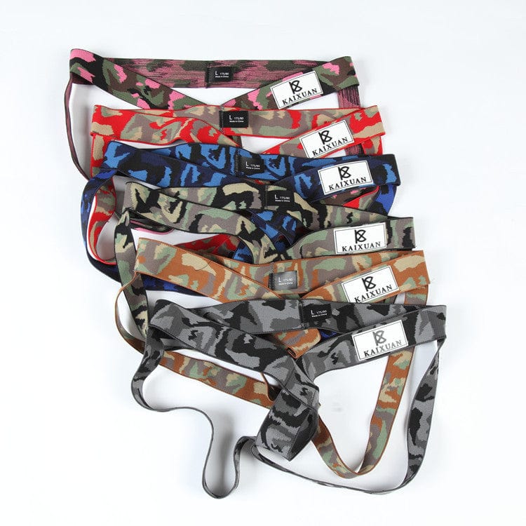 MRIMIN Packing Gear MRIMIN FTM Jockstrap Wear Open Suspensory Stretch Cotton Strap Underwear Packer Harness-UD3