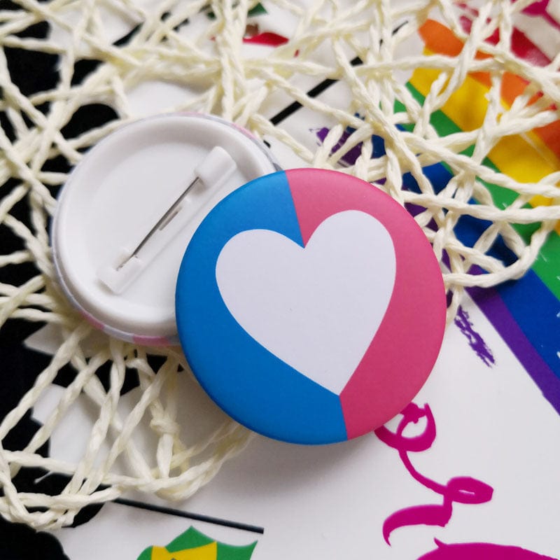 MRIMIN Pinback Buttons 12 MRIMIN LGBT Transgender Pride Pin Back Buttons Badge Party Favors Supplies Accessories Cute Locker Buttons For Teens