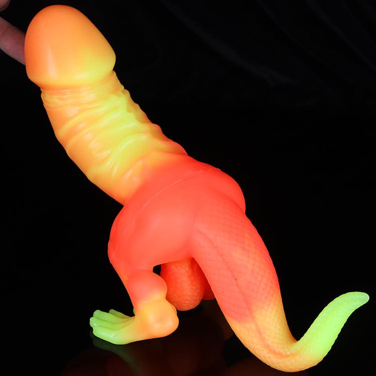 MRIMIN Sex Toys Multi Color MRIMIN Soft Silicone Dino dick Dinosaur Dildo Headed Dinosaur Sex Toy & Bachelor and Hen Party Accessories