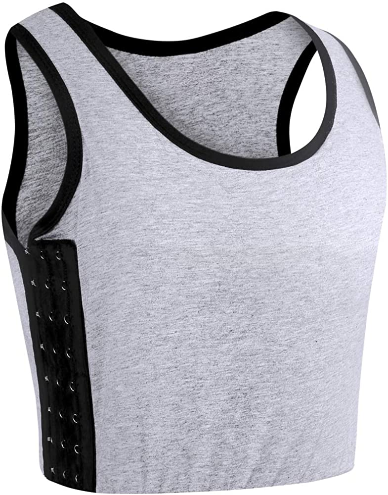 MRIMIN FTM Transgender Tomboy Breathable Cotton Elastic Band Colors Ch