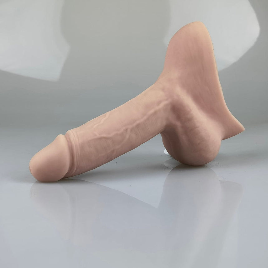 MRIMIN Transgender Supply Ivory / With ROD MRIMIN FTM Transgender Prosthetic 3 in 1 Strap On Penis Packer STP Device for Transgender-Basic 2
