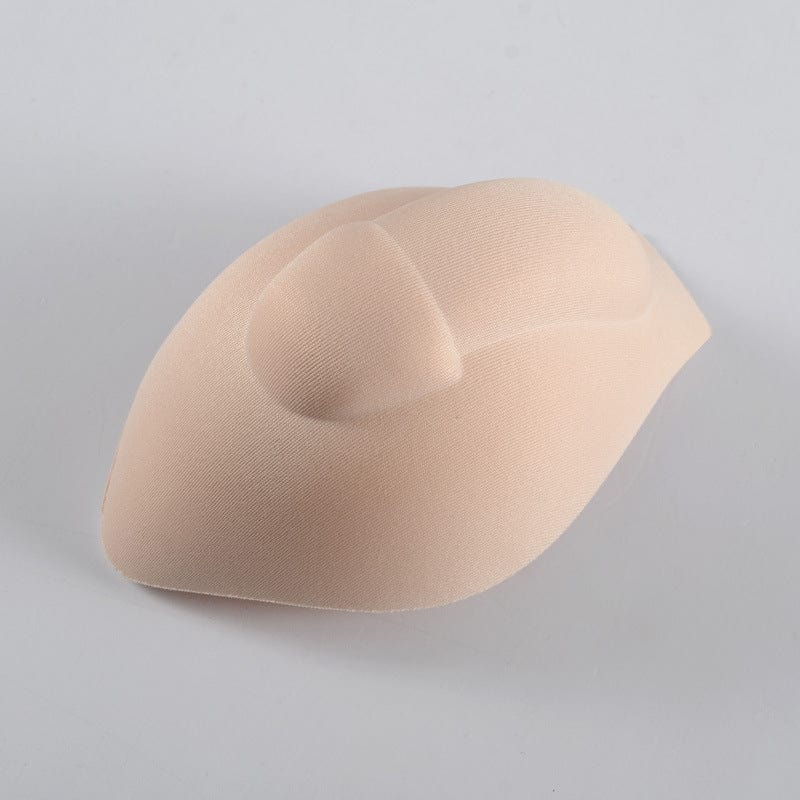 MRIMIN Transgender Supply Nude MRIMIN FTM Bulge 3D Foam Insert Packer Pad Sponge Pouch Cup-JM15