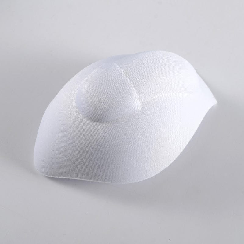 MRIMIN Transgender Supply White MRIMIN FTM Bulge 3D Foam Insert Packer Pad Sponge Pouch Cup-JM15