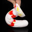 MRIMIN White+Red MRIMIN G-spot Dragon Dildo for Women Hismith Realistic Dildo with Strong Suction Cup-MRD32