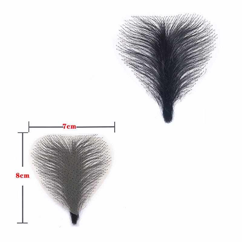 MRIMIN FTM Handmade Pubic Wig Human Hair Toupee Merkin Wig For Male an