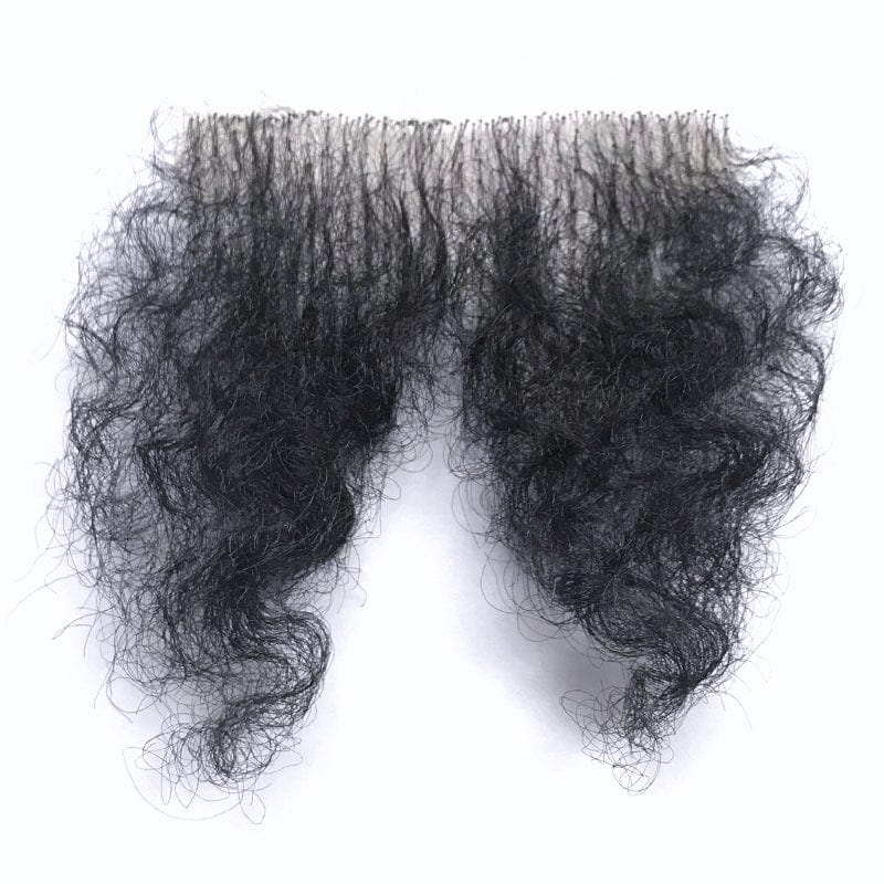 MRIMIN Wigs Option7 / Black MRIMIN FTM Handmade Pubic  Wig Human Hair Toupee Merkin Wig For Male and Female